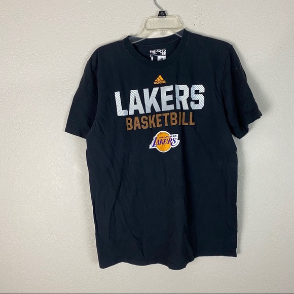 Los Angeles Lakers Adidas Shirt Size Large - Picture 1 of 6